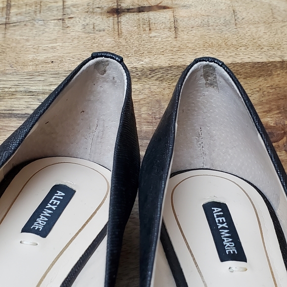 Alex Marie Moriah Metallic wedge pumps - Picture 3 of 16